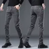 Jeans masculin de haute qualité jeans de denim de la mode stretch stretch coton slim pantalon pantalon coréen masculin coréen de haute qualité