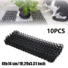 Kooien 10 stcs 19.29x5.51inch Cat Scat Mats Spike Anticat Pest afschrikmiddel Garden Weerwillent Animal Scarer met plastic spikes Huisdieren Levering