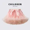 Robe de tutu jupe pour enfants bébé filles tutu jupe moelleuse enfants ballet enfants pettishirt bébé fille princesse tulle fête des jupes de danse d240507