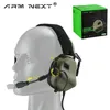 Arm Next Tactical Headset Militärjakt Skytte buller Avbrytande hörlurar för snabba hjälm Ops Wendy M-Lok Arc Headset 240507