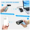 Escáneres netum Bluetooth 2D Barcode Scanner DS7500 Wireless QR Barcode Reader Precise Scanning DataMatrix PDF417 para Sistema POS