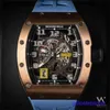 RM MECHANICAL DURGE WORD RM030 ROSE ROSE GOLD / TITANIUM SKELETON DIAL