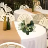 Dekorativa blommor bondgårdsljusdekor eukalyptus kransring set för hem bröllop fest bord mittpiece dekoration konstgjord grön