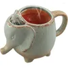 Mugs Ceramic 15oz Elephant Tea Mug Green
