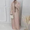 Рамадан Химар Абая Саудовская Аравия Турция Исламскую вышивку луны мусульманские кардиган платье молитвенная одежда Африканские платья для женщин 240506