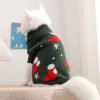 Vêtements Hoopet Pet Vêtements de Noël Vêtements de Noël Vêtements de chat Coton Coton Pet Vêtements pour petits chiens moyens Vest Girt Nouvel An Puppy Dog Chat