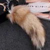 Keychains Real Fur Tail Keychain Large Long Natural Tassel Pendant Key Chain Bags Charm Keys Holder Couple Keyrings Gifts Jewelry