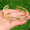 Bracelet New Design Zircon et Devils Bracelet Eye Womens Gold Copper Charme Fashion Fashion Party Bijoux Cadeaux Q240506