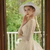 Sequins Jewel Classic Long-Maresves Appliquée Race avec robes Vintage Robe de mariée robe de mariée sur mesure Vestidos de Novia
