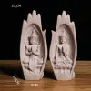 Sculptures 1 Pair Resin Zen Buddha Hand For Home Office Decor Artistic Sculpture Peaceful India Mandala Monk Figurine Statue Temple