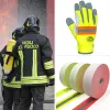 Webcams Fluorescent Yellow Flame Fire Retardant Reflective Fabric Warning Tape Sew on Clothes