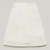 Röcke Korea Dongdaemun Sommer Frauen Polo Lappel kurzärmeliger Pullover weißer Rock halb beige ärmellose Weste Frühling