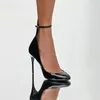 Patent Kadın Ücretsiz Nakliye 2024 Yeni Deri Süet Elbise Stiletto Yüksek Topuk Ayakkabı Pompalar Yuvarlak Ayakkarlar Mix Renkler Patchwork düğün tokası Mary Jane Milk inekler Siz 470
