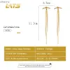 Свиная люстра Lats 2021 Retro Gold Bar Long Line Tassel Senring