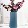 Vasen 30 cm Desktop Blumen 3 Farbe Nordischer Kunststoff Vase Home Wohnzimmer Dekorationstisch Ornamente für Blumenarrangements