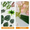 Decoratieve bloemen 100 PCS DIY BLOEMS ROD BOUQUET STEM WAPPRAPPING Kunstmatige bloemenstaven Ondersteuning voor feestdecoratietak