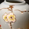 Vazen Jingdezhen Antiek China Porselein Klassieke Chinese handgeschilderde vaas Handgemaakte Kaolin Flower Lucky Fengshui Home Decor