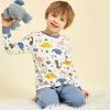 Pyjamas Boys and Girls Pyjama's Nieuwe herfst Lange mouwen Childrens Clothing Pyjamas Cotton Pyjama Set Kinderen 2 4 5 6 8 12 14 jaar Oldl2405