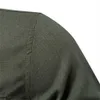 Herren-Hemdhemden Aiopeson 100% Baumwolle Soziale Herren Hemden Single Tasche Feste Farbe langer Sled-Shirts für Männer Turnhalle Bluse Frühlingsmänner D240507