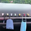 Upgrade nieuwe auto mini cartoon haken verborgen decoratie clip schattig dier auto interieur organisator houder houder duurzame pasta type kleine haak