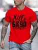 Herr t-shirts hej 2024 herr märke t-shirts roligt gott nytt år 2024 grafisk hiphop kvinnor män tshirts strtwear ulzzang harajuku t-shirt t240506