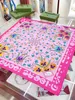 Nouvelle lettre concepteur de soie imprimé Scraf pour femmes voyage à un article essentiel Série printemps et d'été Scarf de soie populaire G Scraf Twill Square Scarf 90x90cm