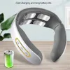 Massaging Neck Pillowws Electric Neck and Shoulder Pulse Massager 6 Mode 9 Levels Heating Cervical Vertebra Machine Relax Pain Relief Back Kneading Tool T240507