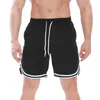 Sommer Mesh Stoff Herren Kleidung Basketball und Fußballshorts Mann Schwarz Weiß Sport lauft Jogging Fitness Jogginghose M-3xl 240507