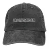 Ball Caps Men Women Rock Music Band Ironmaiden Baseball Cap Casual w trudnej sytuacji, denim Casquette Tat Cap Regultable D240507