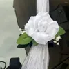 Dekorative Blumen künstlicher Hochzeitsauto -Dekorationen Elegantes Europäischer Blumenset mit Saugnapfrosen für Fahrzeug