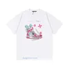 Herrenhemd Damen T -Shirts Designer Modemarke Brand Sommer Neue hochwertige Baumwoll -Anime -Muster Shirt Lose Kurzarm Haikyuu Mann Outfit