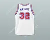 NAY MENS Custom Mens Youth/Kids Monica Wright 32 Vigo Basketball Jersey con amore e patch di basket top top cucite S-6xl