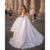 Ligne pour robes A Berta Bride Stracles Backless Satin Robe de mariée Vestidos de Novia Designer Bridal Bridge Robes Signer