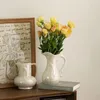 Vases nordique Luxur Luxury Simple Pearl Céramic Ornements de salon Table Arrangement de fleurs décorations