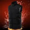 Frauenwesten Distrikt 9 intelligente konstante Temperatur Elektrische Weste Winter Warm Heizanzug Weste Coat