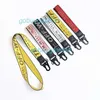 Keyring Embroidered Imitation Key Hanger Offs Hanging Rope Nylon Letter Keychain Length Car for Men and Women