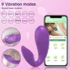 Autres éléments de beauté de la santé Vibratrice de l'application Bluetooth sans fil pour les femmes clitoris g stimulateur de gode à vibration s pour adultes culotte femelle y240503