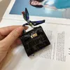 Mikrofibry skórzany łańcuch kluczy do wykończenia wisiorka świąteczna mała wisiorek mini mini Kelly Bag wisiorek