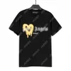 Palm PA 24SS Summer Letter Printing Love Spray Paint Logo Maglietta fidanzato Regalo hip hop oversize hip hop unisex a maniche corte amanti in stile tees angeli 2170 ybg