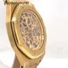 デザイナーオーデーマピグピグウォッチロイヤルオークAPFファクトリーシェレトロ39 mm 18k oro giallo limitata uomo 14789ba