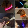 أليف الكلب LED متوهج طوق USB قابلة لإعادة الشحن ضوء قلادة وميض مضيئة مضاد في الهواء الطلق سلامة المشي Accesorios 240508