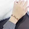 Bangle 316L из нержавеющей стали Новая мода. Высококачественные ювелирные изделия 2 слоя сварки матовой матовой матовой матовой 5-сетки бабочек сетки сетки для женщин