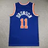 남자 티셔츠 남성 Mens New American Basketball Shirt Brenson Anson 유럽 크기 느슨한 면화 반바지 스포츠 셔츠 J240506