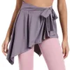 Skirts Skorts Scala da yoga monopezzo Sport Woman Multicolor Nylon Stretch Bandness Fitness Running Gym Dance Workout Tennis Skirt D240508