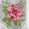 Tischtuch Luxus Mesh Rose Blume Stickerei Cover Hochzeitsfeier Tischdecke Küche Weihnachtsdekoration und Accessoires