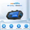 Écouteurs de téléphone portable FODSPORTS M1S Plus casque Walkie Talkie Motorcycle Bluetooth Écouteurs 8 Rider BT Walkie Talkie 1000m Musique FM Radio Walkie J240508