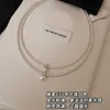 S925 Silver Concubine Neckain Collier de perles de grains pour femmes 2024 Nouvelle chaîne de cols de pendentif Luxury et niche