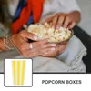 Ta ut containrar 12 datorer Popcorn Box Container Paper Boxes Festival Cookie Cup Waffle Cups hink för festtryck