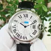 Cartre Luxury Top Designer Automatic Watches Flash Shot Blue Balloon Series Womens Watch Quartz 36 5mm with Original Box