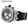 Projektant Audemar Pigue Watch Royal Oak APF Factory Mens 42 mm offshore gumh bande Diamond